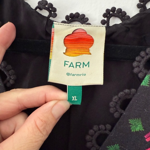 FARM Rio Black Floral Maxi Dress - Picture 7 of 11